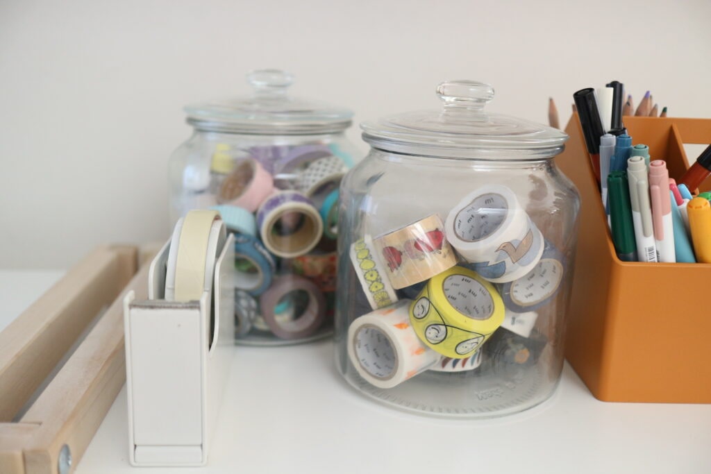 マスキングテープ　リビング収納　収納