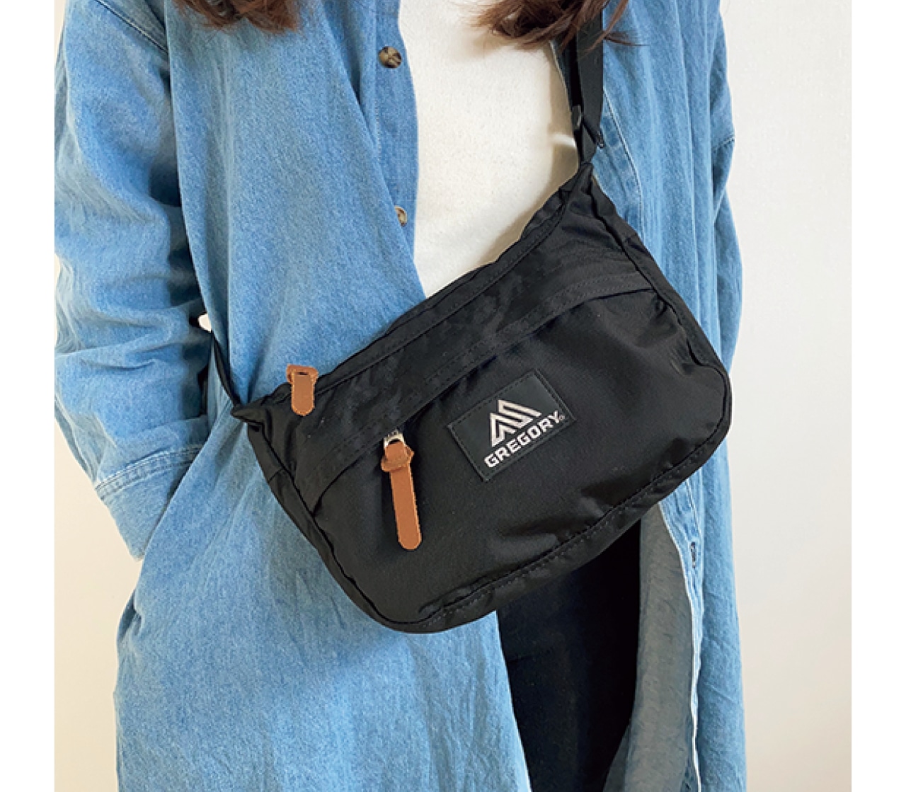 お出かけの供はほぼ毎回コレ。グレゴリーのボディバッグ