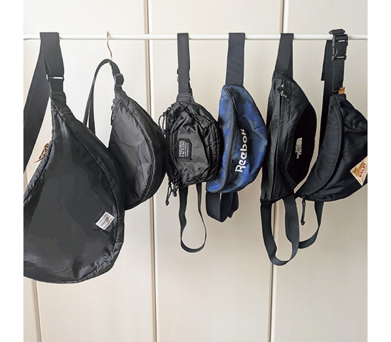 わが家の一軍ボディバッグは全６種類。家族で共有してます