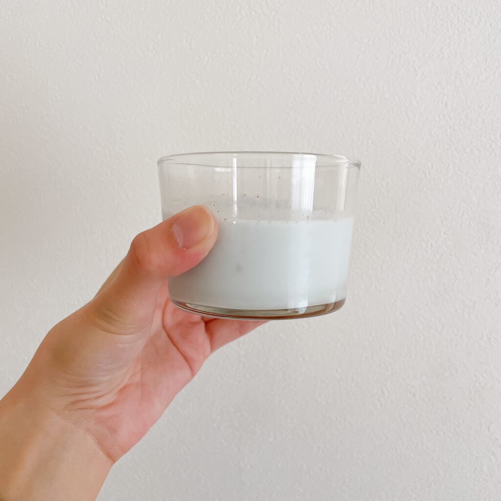 無印良品　牛乳でつくる　チョコミントラテ