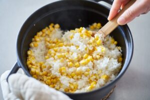 榎本美沙さん　塩麹とうもろこしご飯