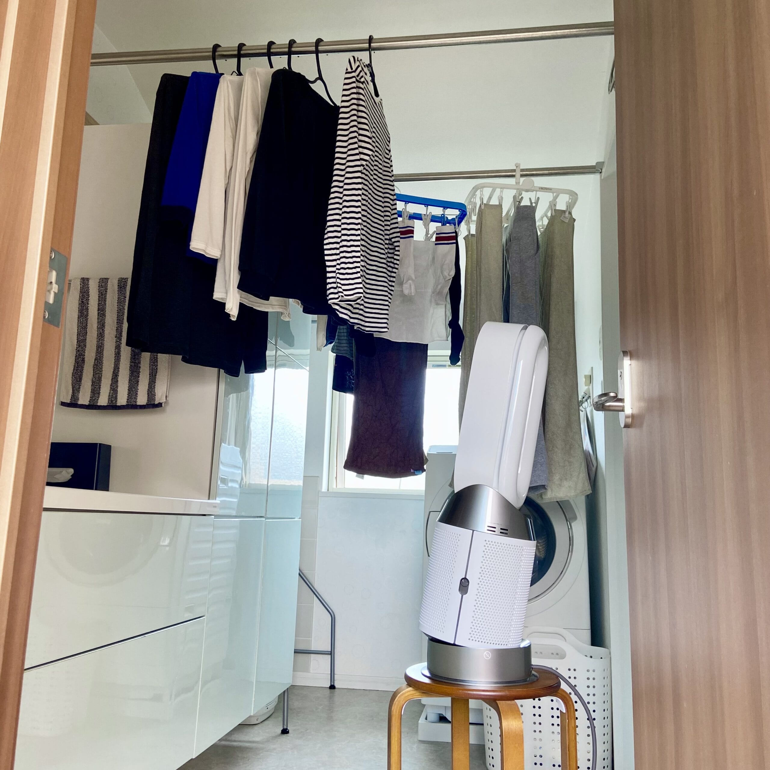 ダイソン　部屋干し