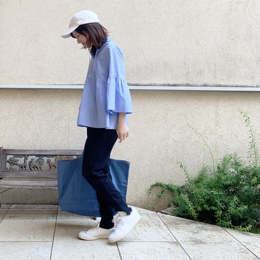 運動会コーデ　ママコーデ　UNFILO　アンフィーロ　ジョグパン