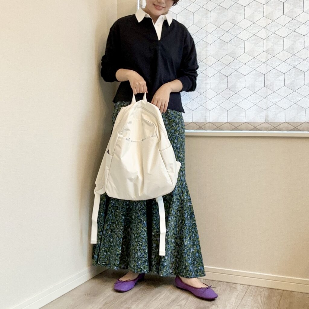 LeSportsac(レスポートサック) DAIRY BACK PACK　メレンゲ