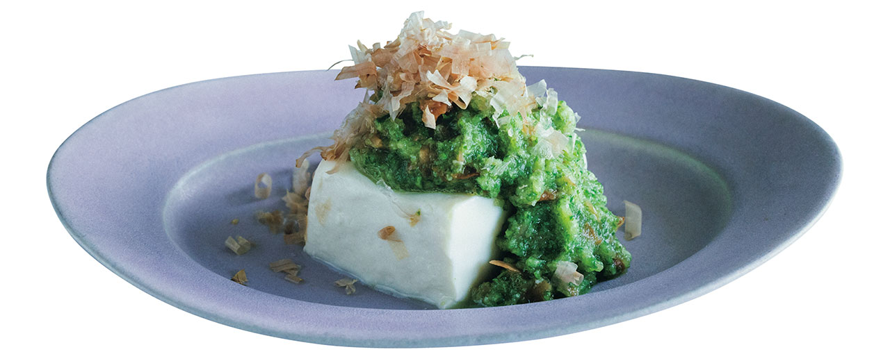 「おろしきゅうりと梅の冷ややっこ」レシピ／長谷川あかりさん