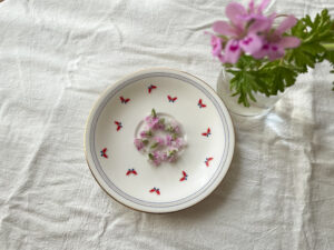 ローズゼラニウム砂糖漬け