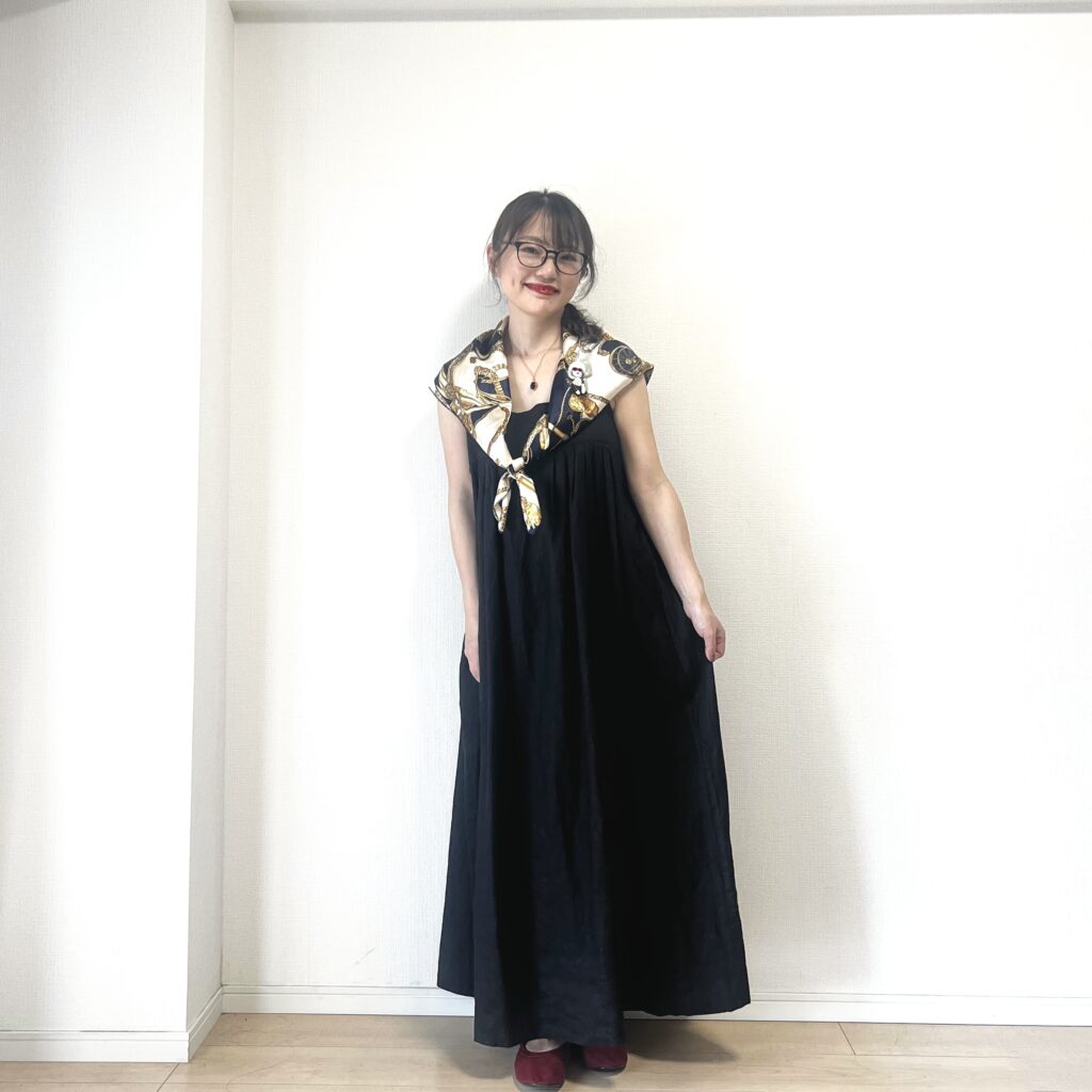 12closet LEEマルシェ　リネンワンピース