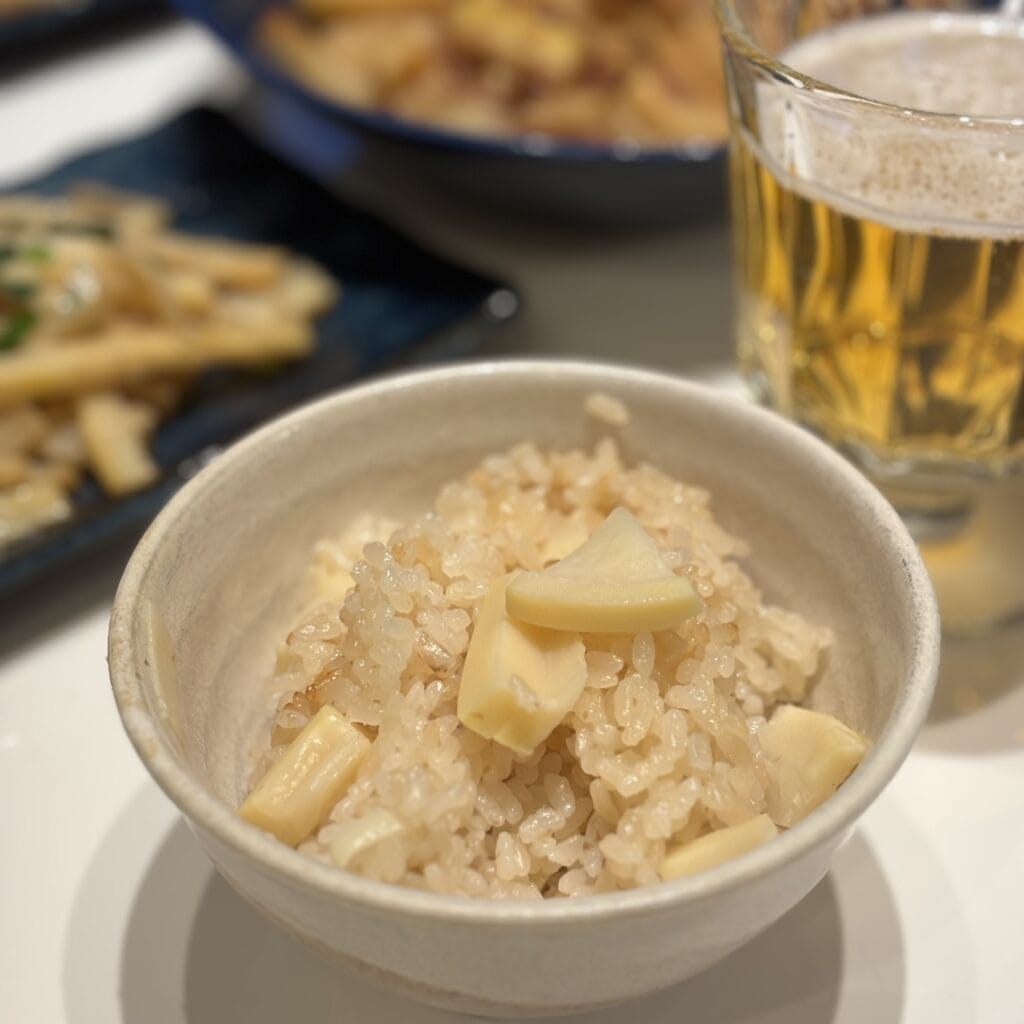 LEEレシピたけのこご飯