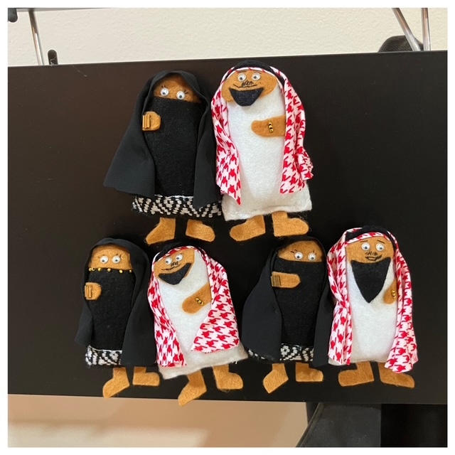 LEE100人隊が作ったサウジ人形