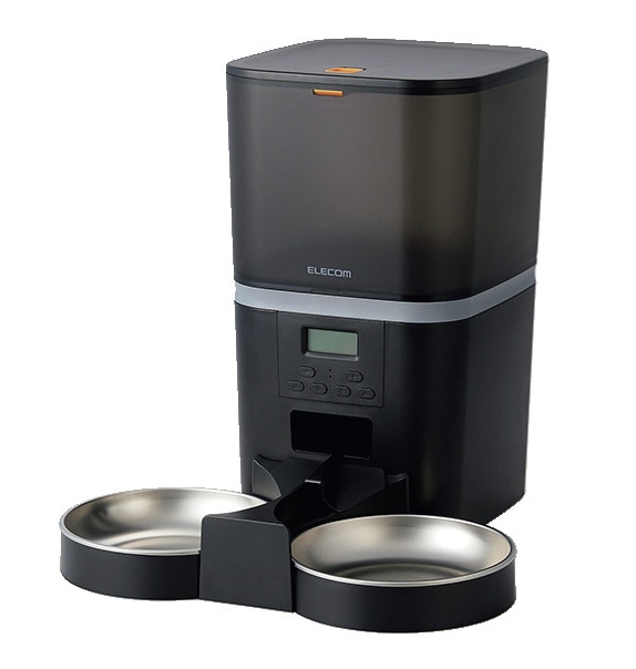 【エレコム】 ペット用自動給餌器PET-AF02シリーズ（約6L）￥8580（店頭実勢価格）