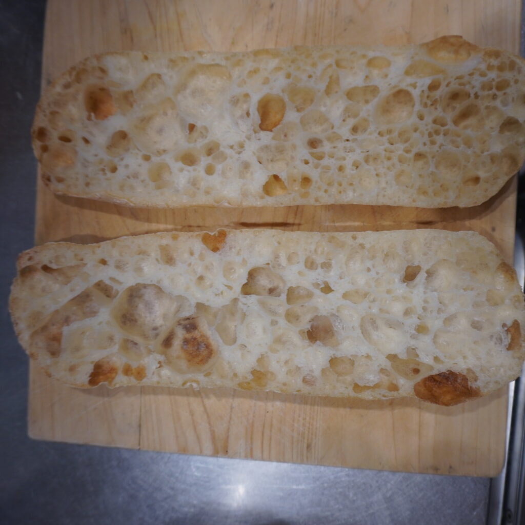 チャパタ中身　パン　空気穴