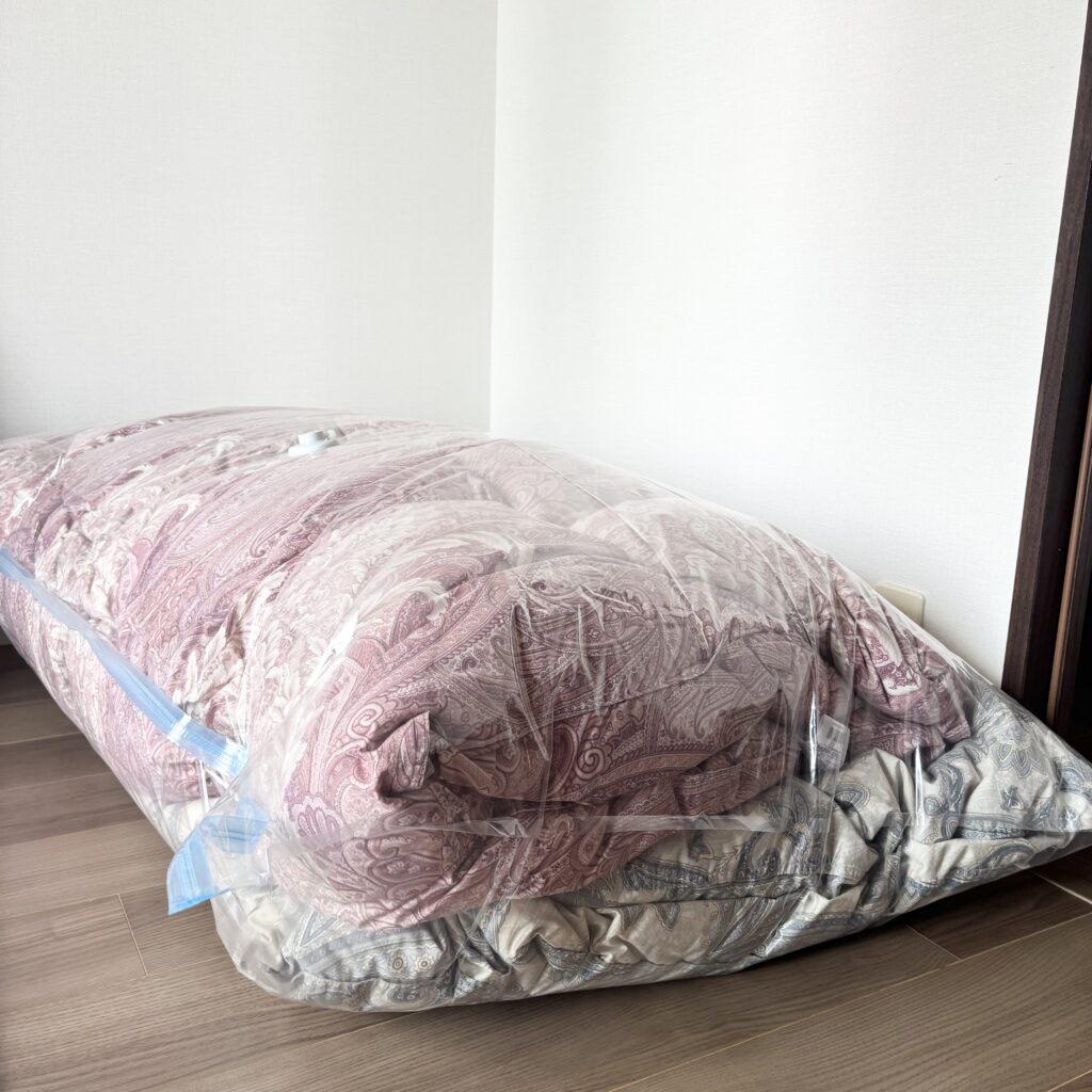 スティック型掃除機対応ふとん圧縮袋