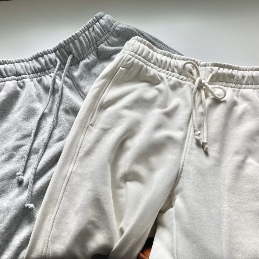 GU スウェットバレルレッグパンツ