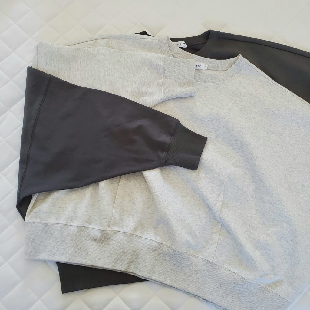 LEPSIM 裾タックプルオーバー