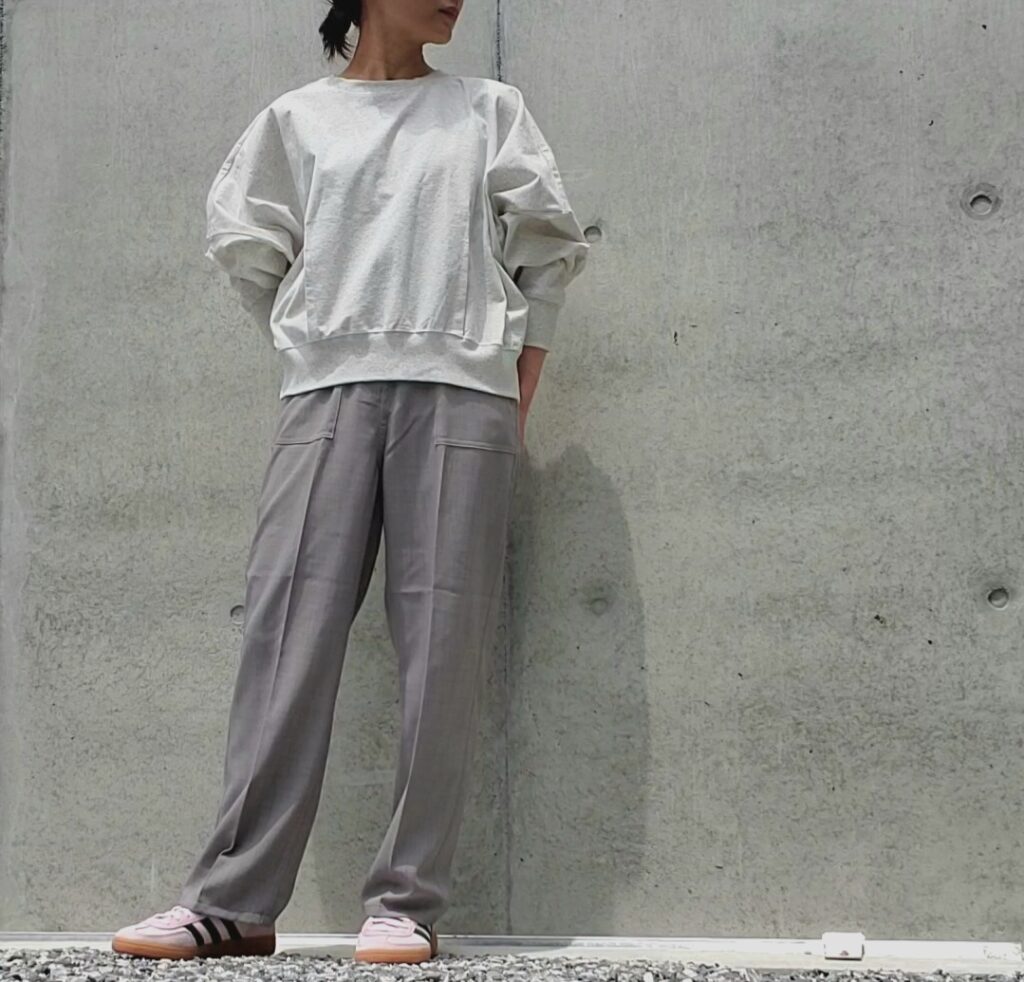 LEPSIM 裾タックプルオーバー