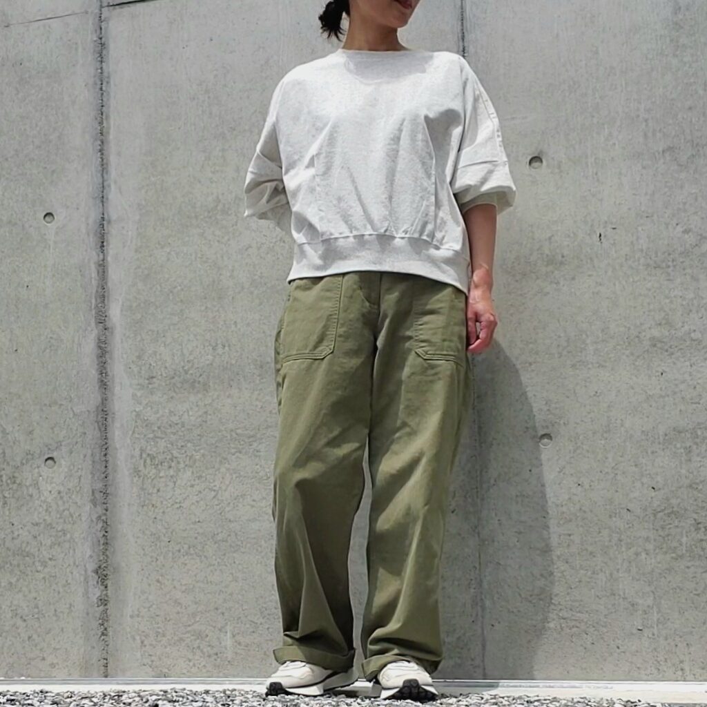 LEPSIM 裾タックプルオーバー