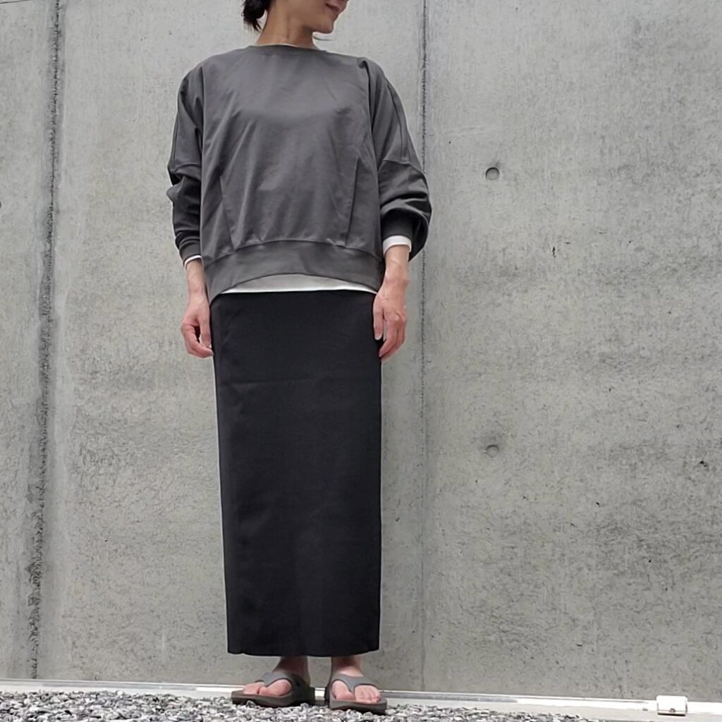 LEPSIM 裾タックプルオーバー