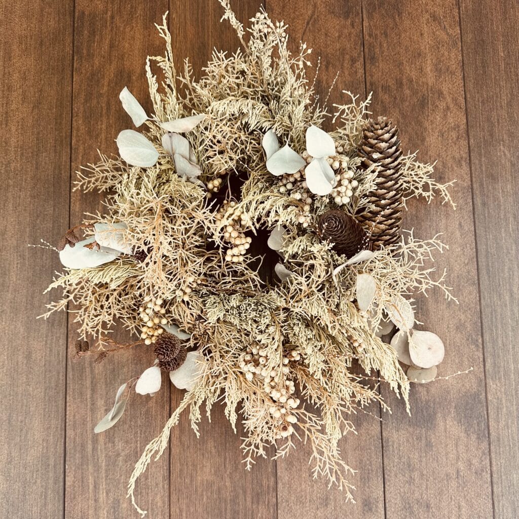 LITTERAFLOWER リース　ドライフラワー