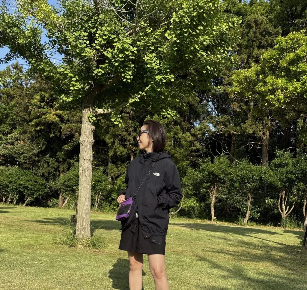 ユニクロ　ハーフパンツのコーデ