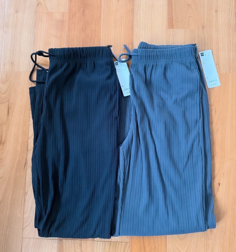 GU リブプルオンパンツ