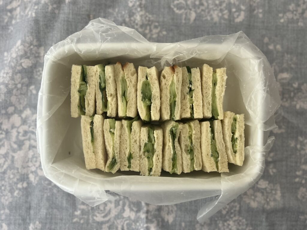 夏にぴったり!「英国風きゅうりサンドイッチ」を作しました TB icoco