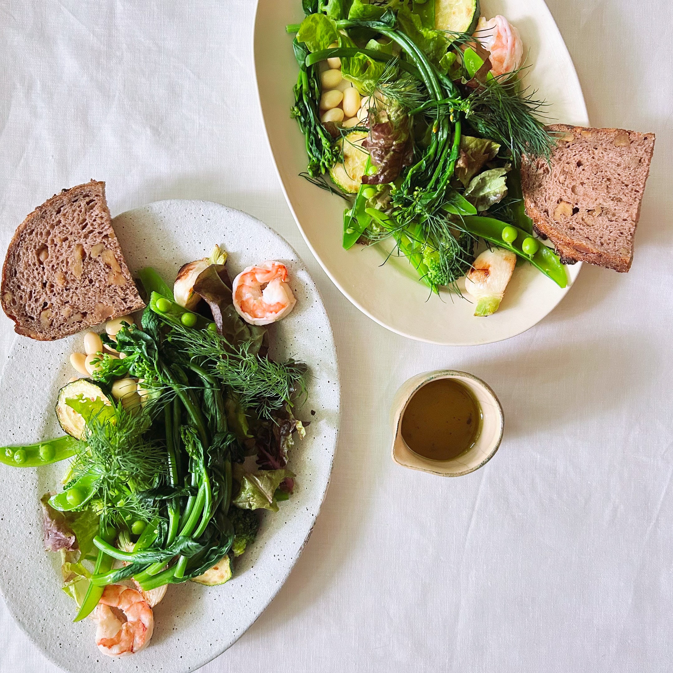 LEE100人隊TBあきさんが作ったディルとグリル野菜のサラダ