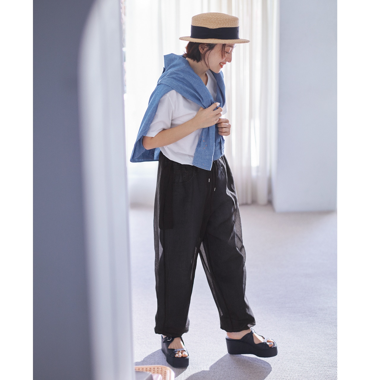 明日なに着る0530　モデル／高山都