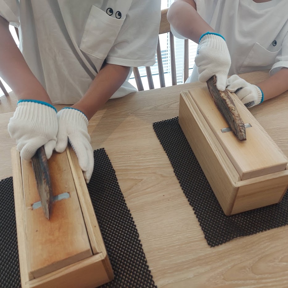 鰹節削り体験 味の素 工場見学