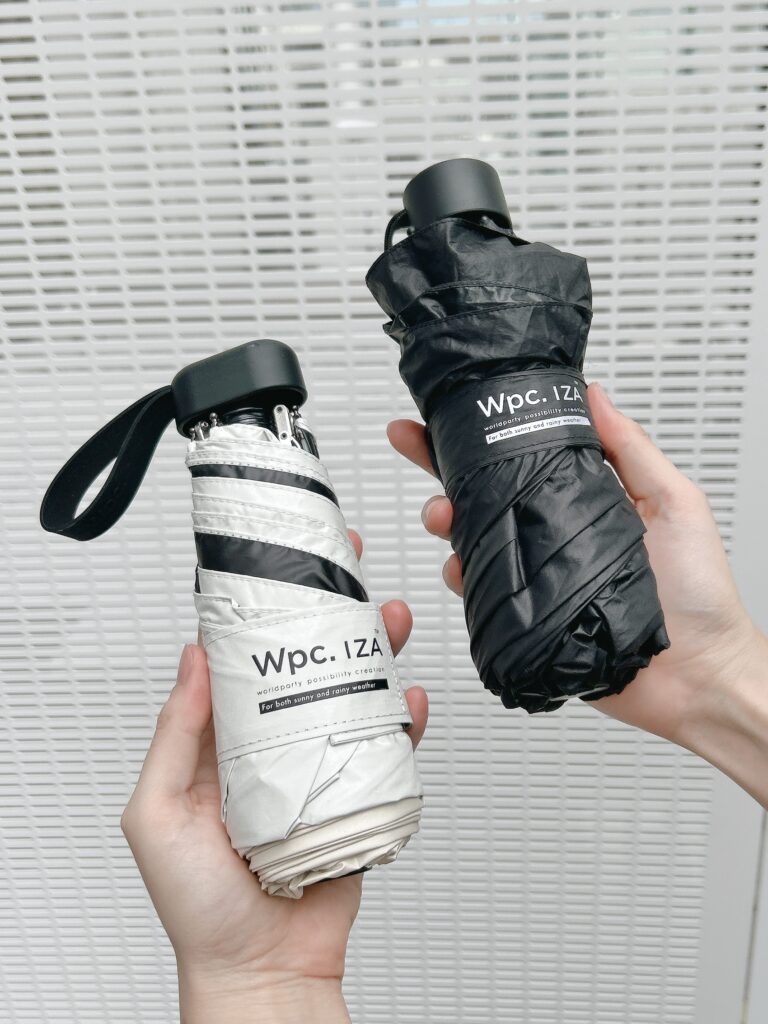 【IZA】ウィンドレジスタンスとコンパクトを比較　傘本体