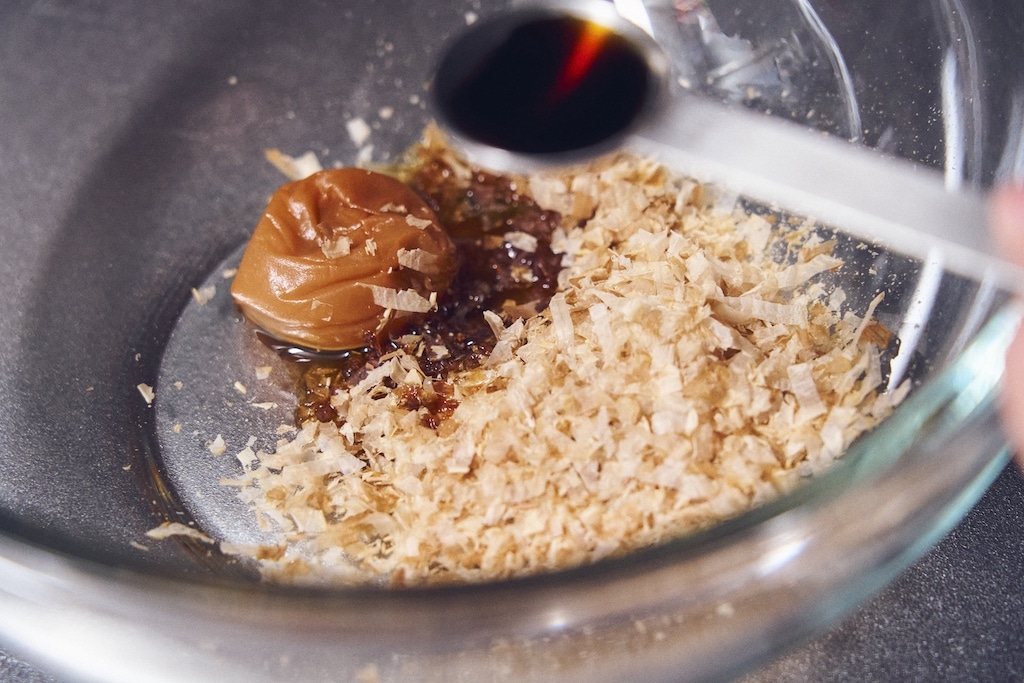 今井真実さん　梅おかかおにぎり