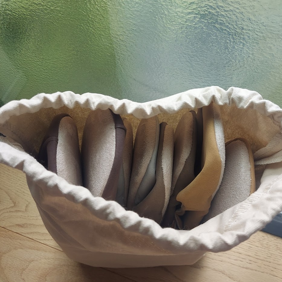 スリッパ　収納袋　４足セット