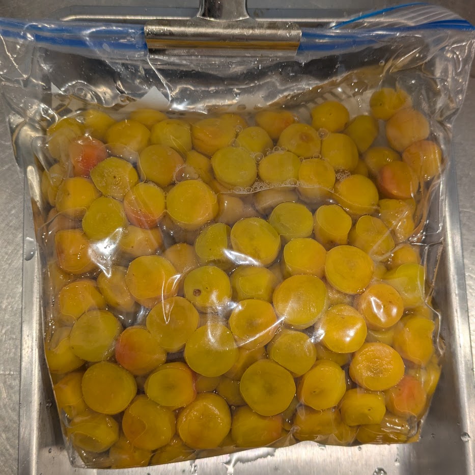 小梅の梅干し　梅酢　ジップロック