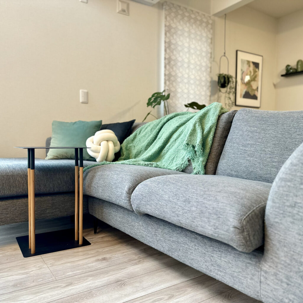 IKEAのブランケット SANDBRODD(サンドブロッド)