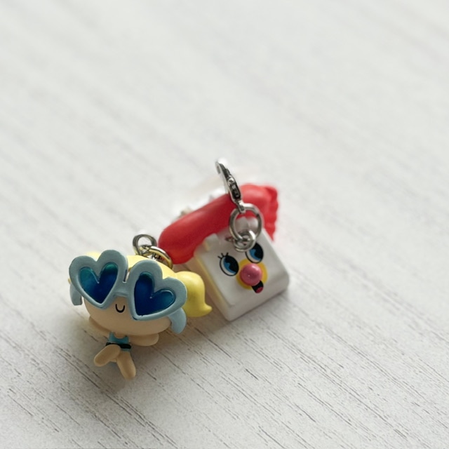 POWER PUFF GIRLS（パワーパフガールズ）ガチャガチャでゲットしたチャーム写真