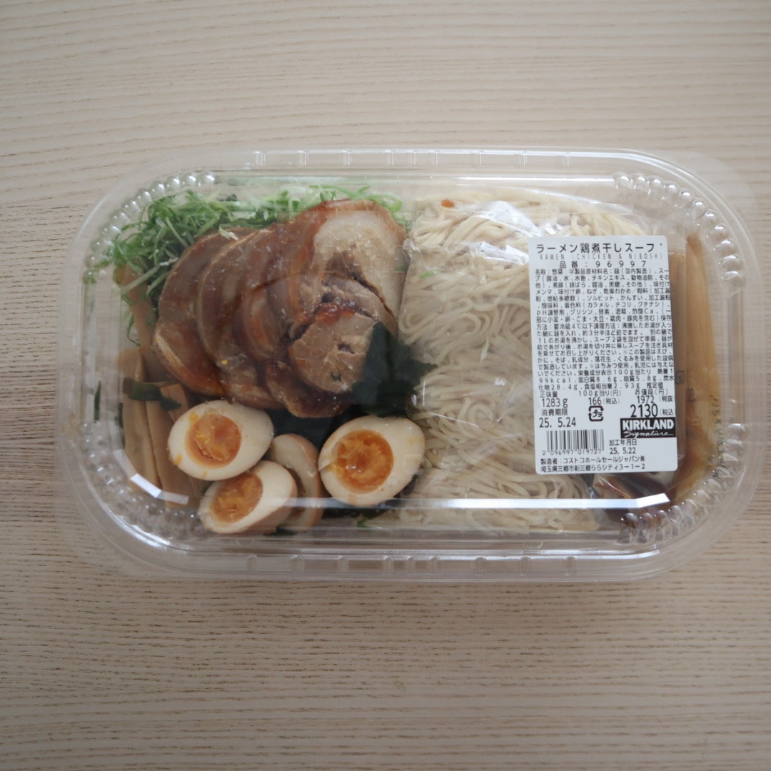 コストコ
ラーメン鶏煮干しスープ