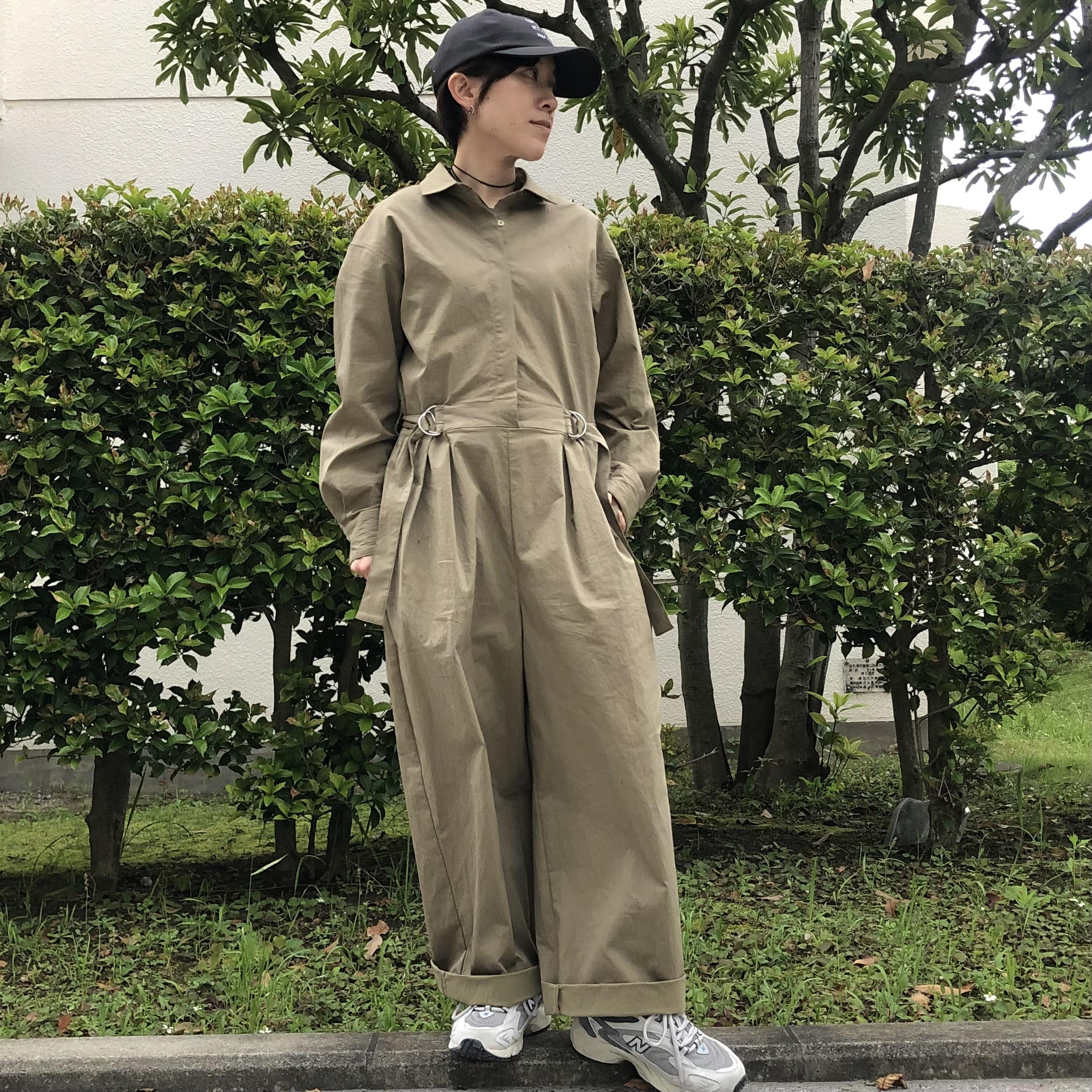 運動会　コーデ　アラフォー　ママ　アーバンリサーチドアーズ　オールインワン　フォークアンドスプーン