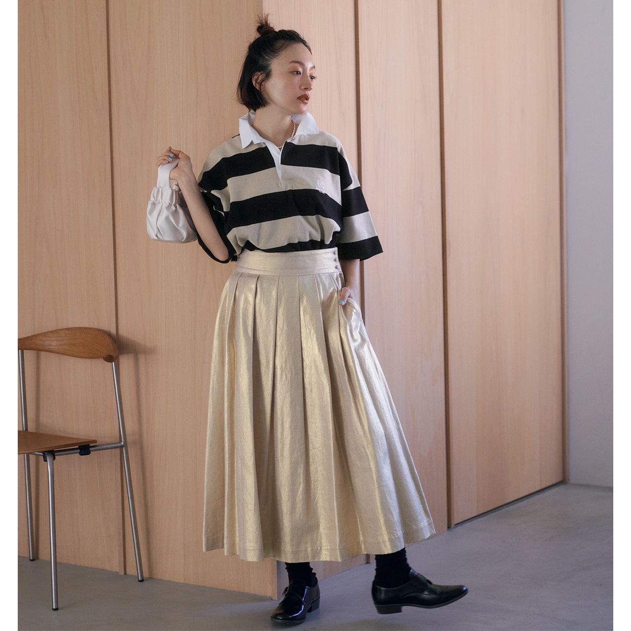 明日なに着る0605　モデル／高山都