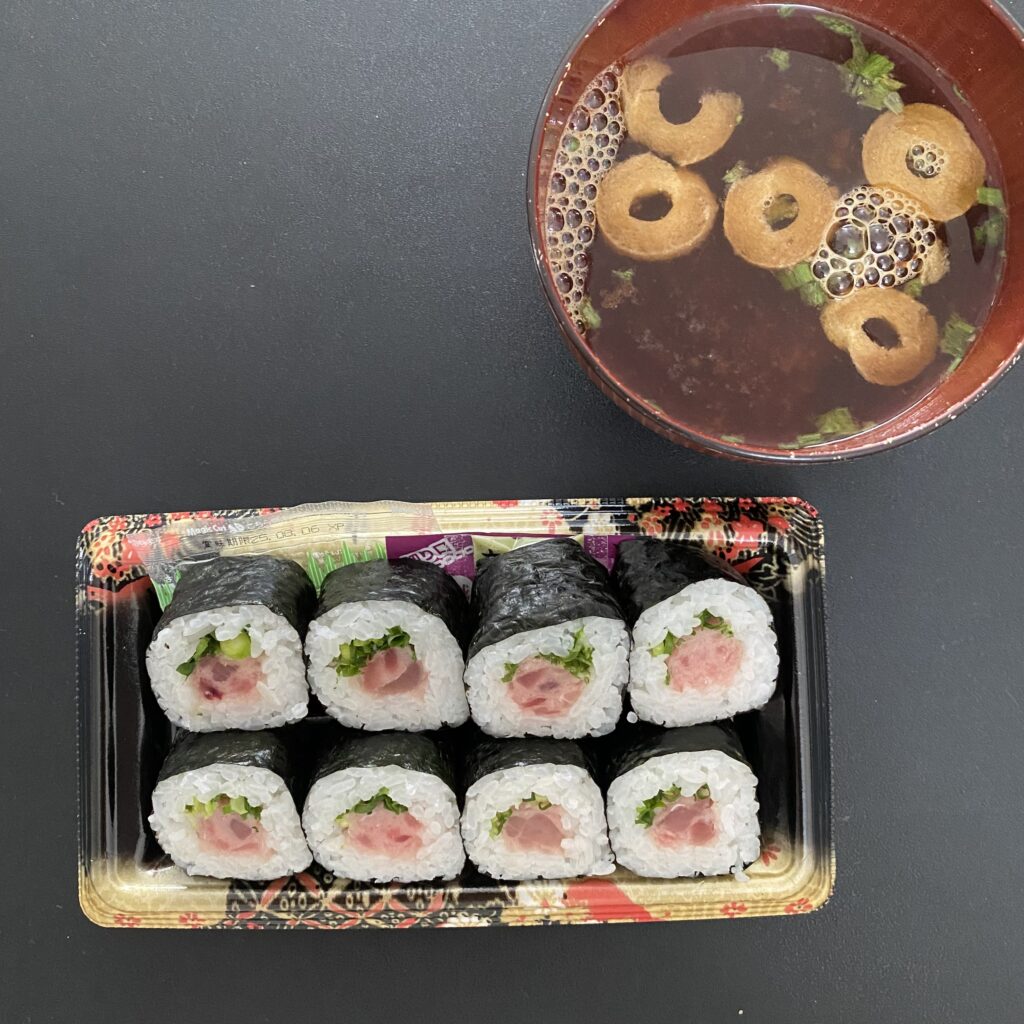 ねぎとろ　味噌汁　インスタント