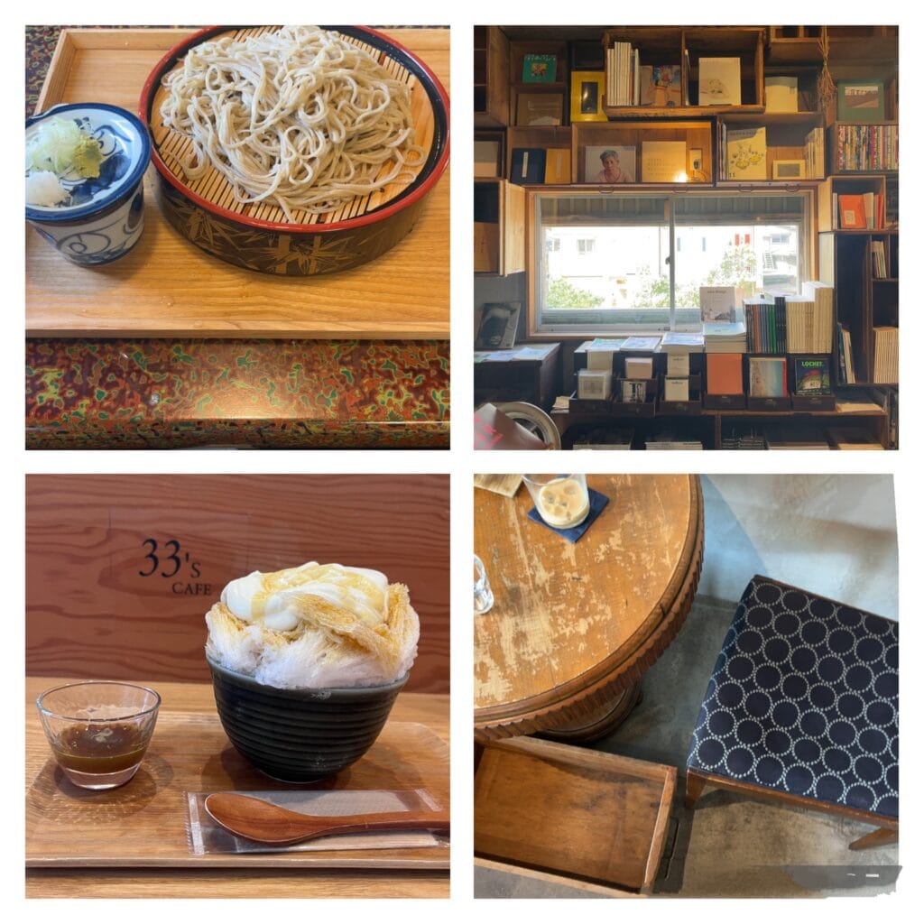 松本観光　信州蕎麦　栞日