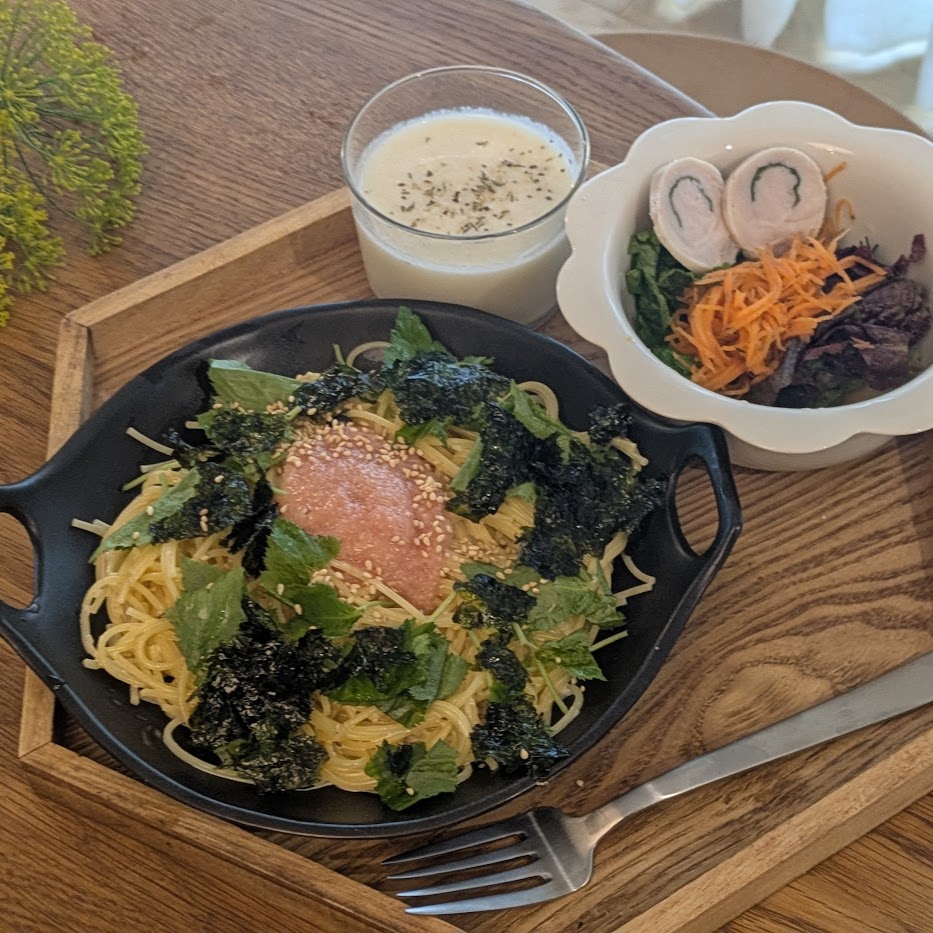 たらこパスタ　コポランチ　主婦の昼ごはん