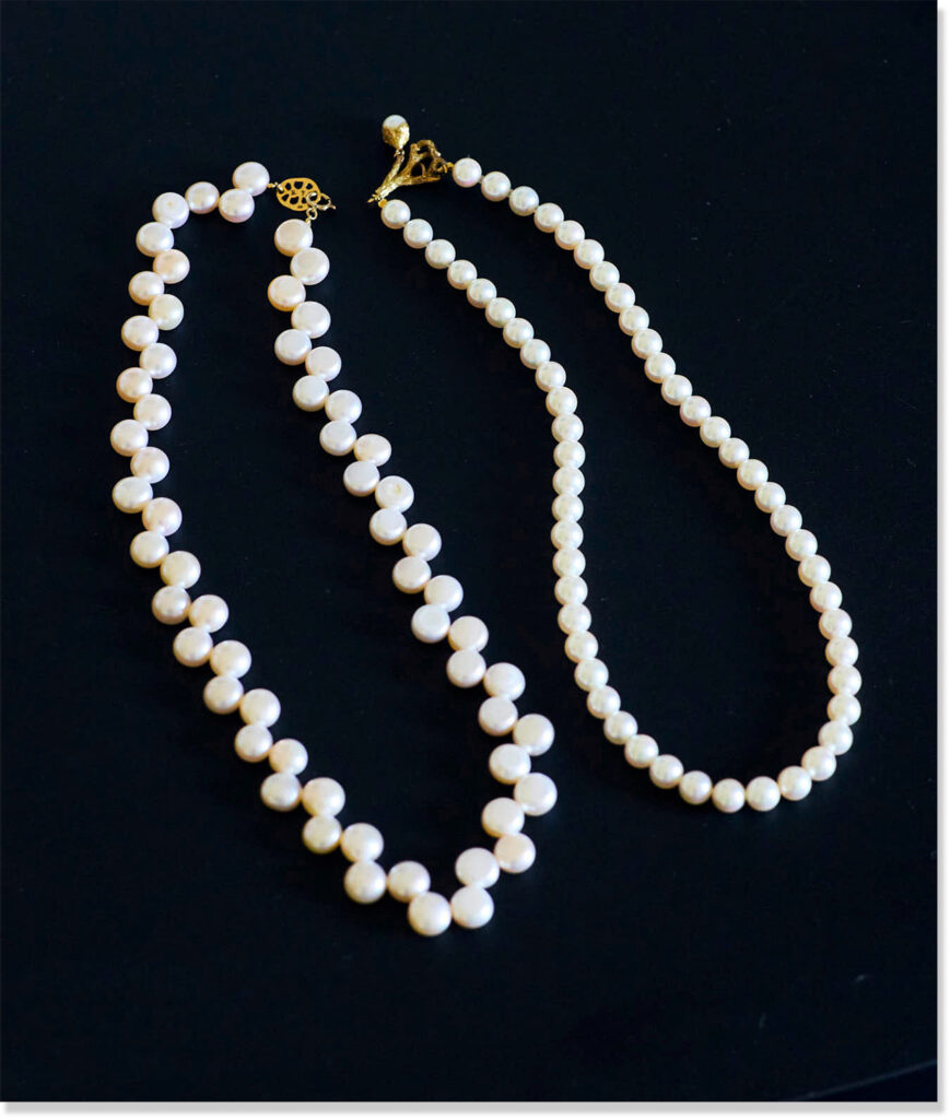 2025年LEE7月号_ パールネックレス