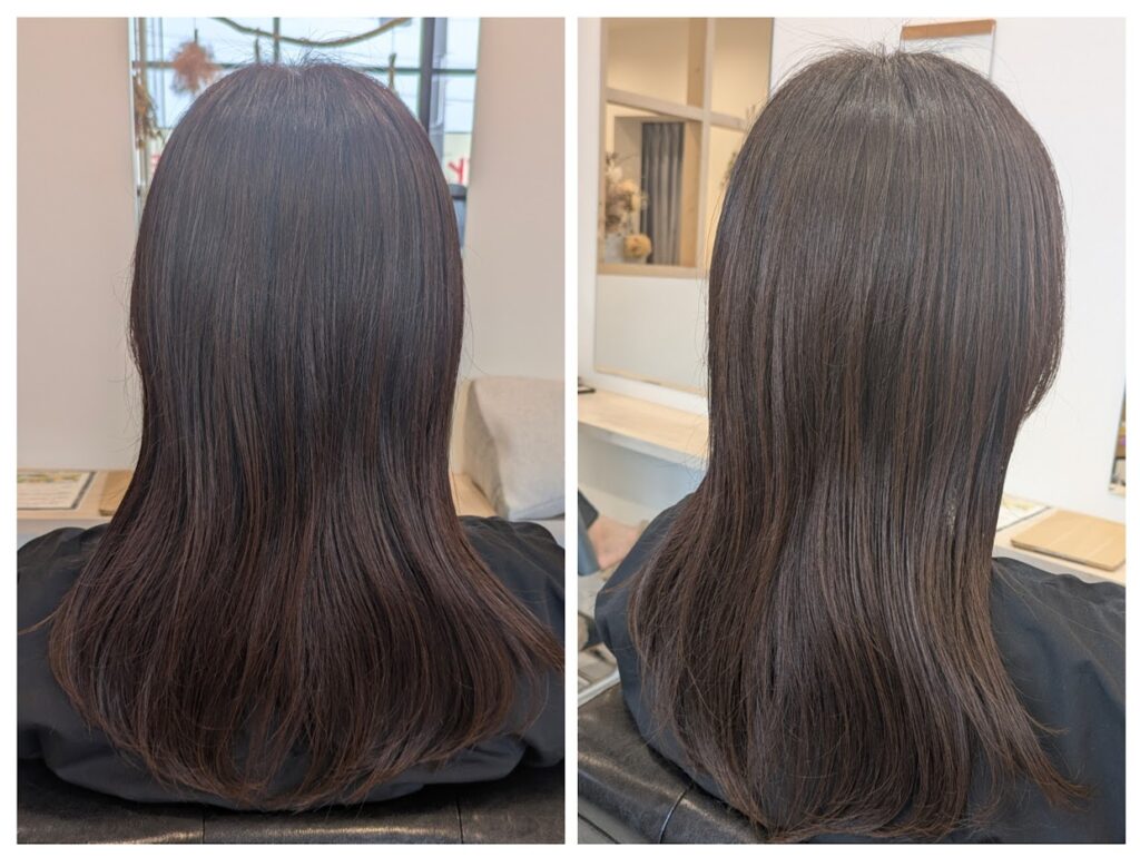４０代ロングヘア　メンテナンス　after