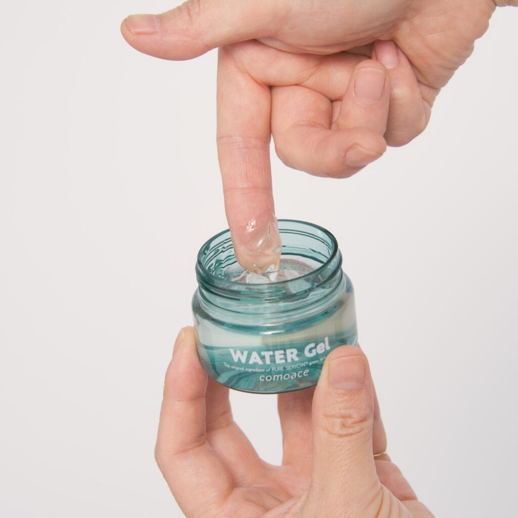 ウォータージェルのテクスチャー。