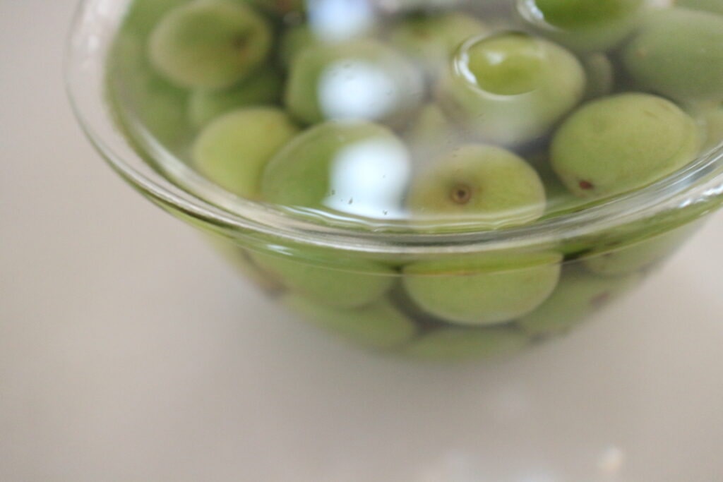 梅しごと　梅　梅シロップ