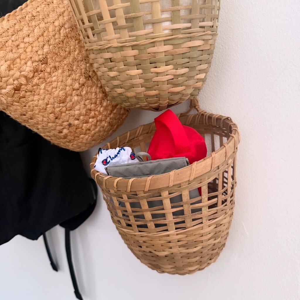 IKEA バスケット 収納 玄関収納