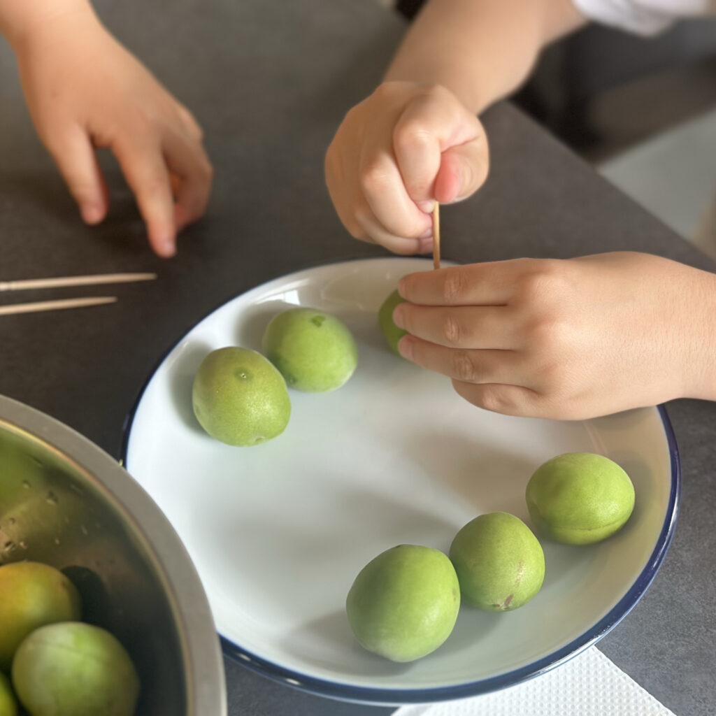 梅仕事　梅シロップづくり