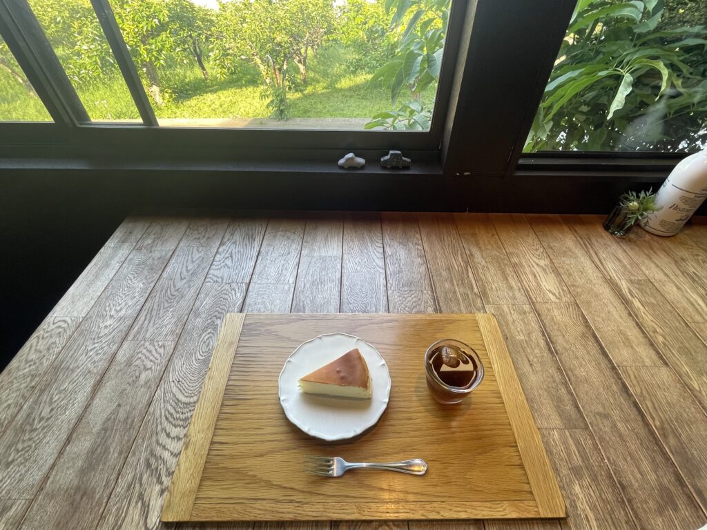 JIKE STUDIOのチーズケーキ。2025年6月撮影。