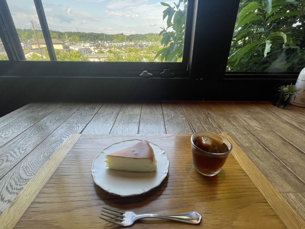JIKE　STUDIOのチーズケーキ。別アングル。