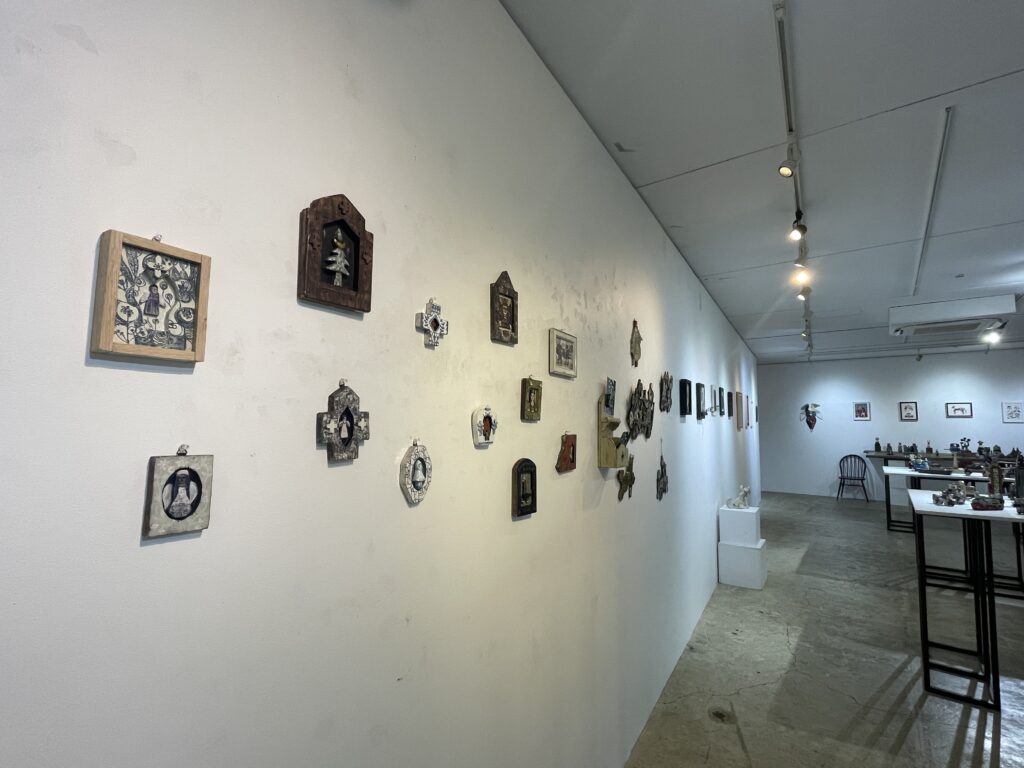 JIKE STUDIOで開催されている「│企画展│木工アートpa.co.の世界vol.5眺めの良い場所」の展示の様子2