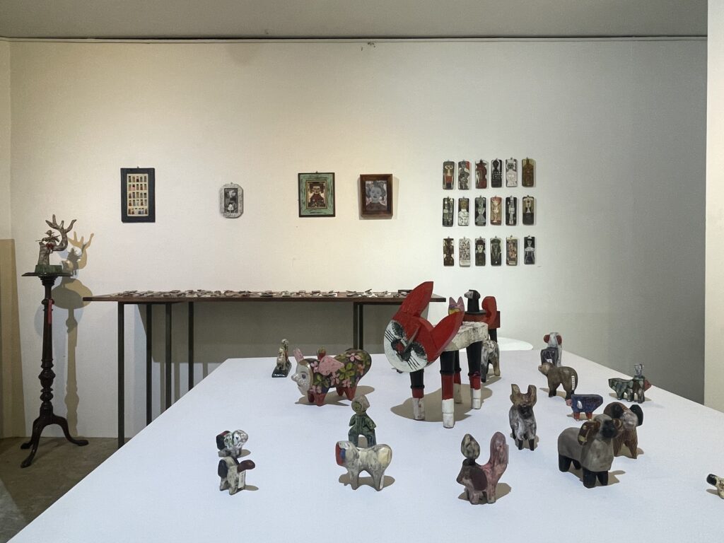 JIKE STUDIOで開催されている「│企画展│木工アートpa.co.の世界vol.5眺めの良い場所」の展示の様子3